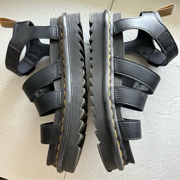 Dr. Marten Blair vegan leather flatform sandal